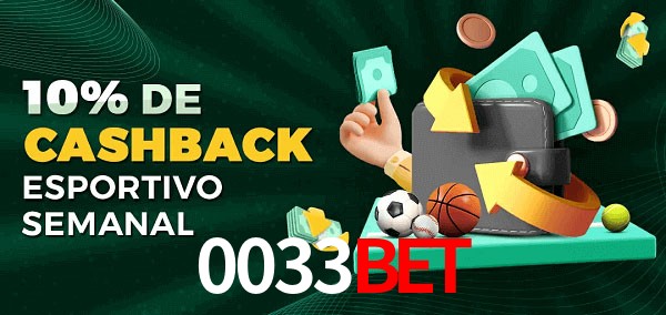 10% de bônus de cashback na 0033bet